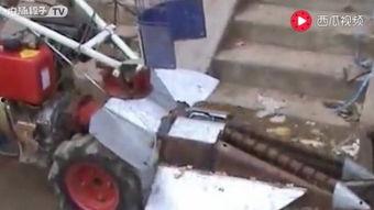 国产小型收割机视频,高效便捷的田间利器